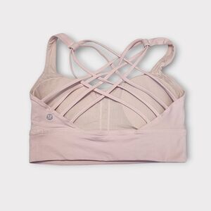 Size 8 - Lululemon Free to Be High-Neck Longline Bra Wild